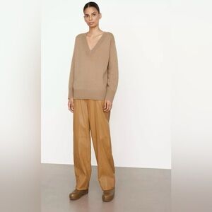 Vince Light Brown Knit Sweater